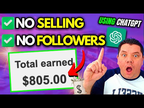 Use ChatGPT To Make $500 a Day With NO Selling & No Followers (Make Money Online)